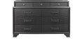 Civic Grey Dresser Gray Solid Wood Mdf