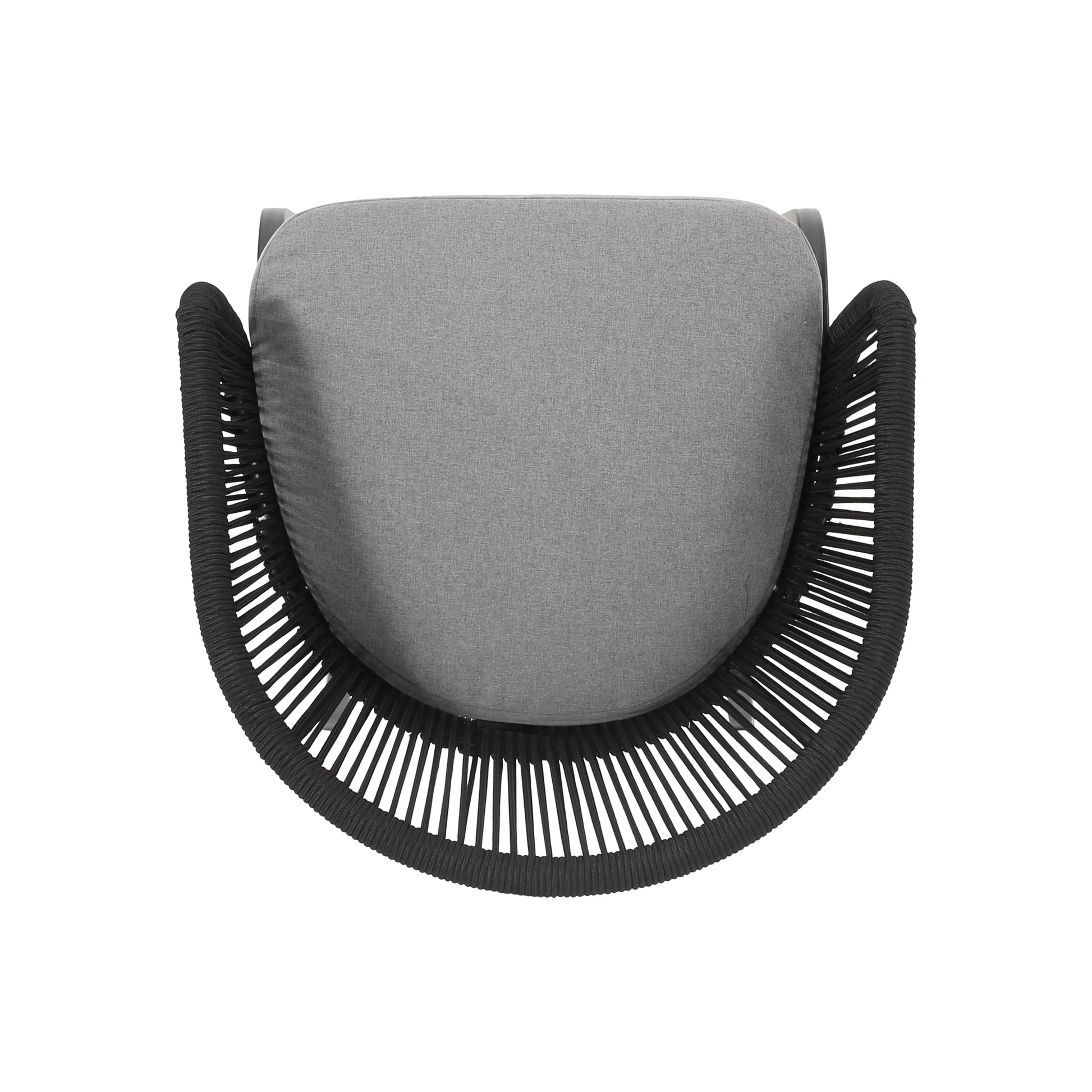 Candlewood Chair Black Woven Rope