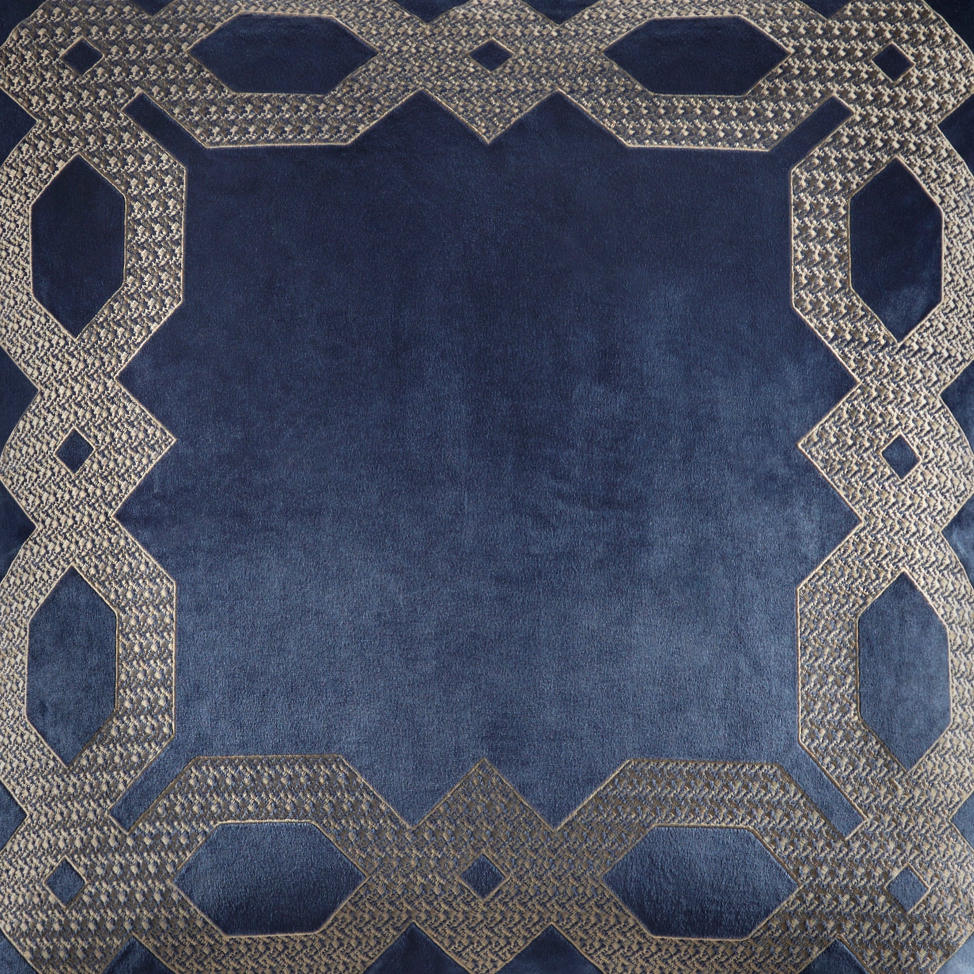 European Pillow Sham Navy 26X26" Navy Polyester