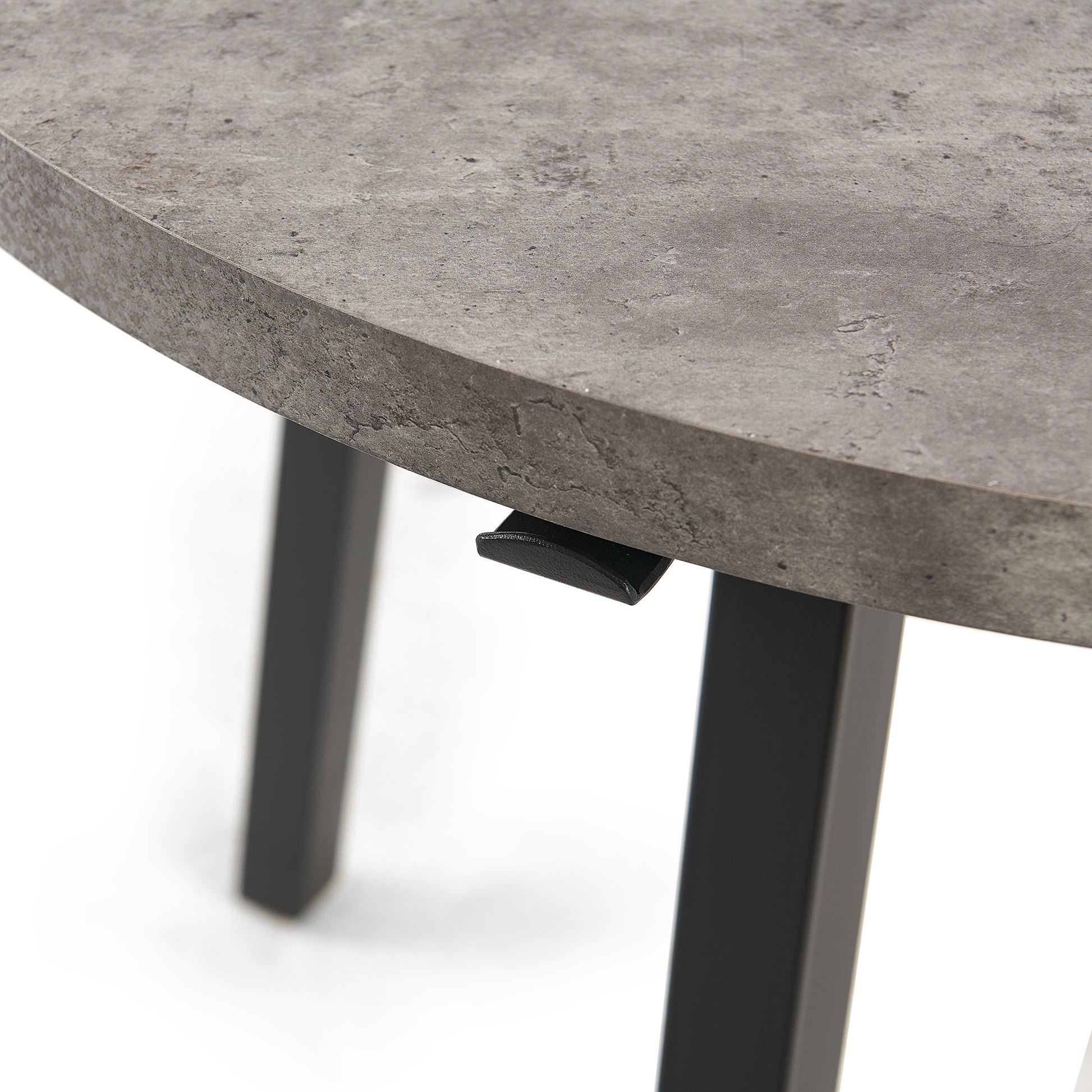 Table Leg Only Grey Round Dining Table Stone Gray Mdf