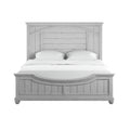 Mariano Gray Queen Panel Bed Queen Gray Solid Wood