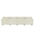 Modern Large Sectional Sofa, U Shape Modular Sectional Couch With Storage Function,123