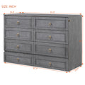 Queen Murphy Bed With Large Drawers,Gray Queen Gray Plywood