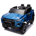 24V10A Two Seater Kids Ride On Electric Pickup, Kids Ride On Toy W Parents Remote Control,4Wd 800W Motors,Two Safety Belts,High Gate Safety Design,Usb,Bluetooth, Speed 2.49 3.73Mph For Kids Aged 3 .