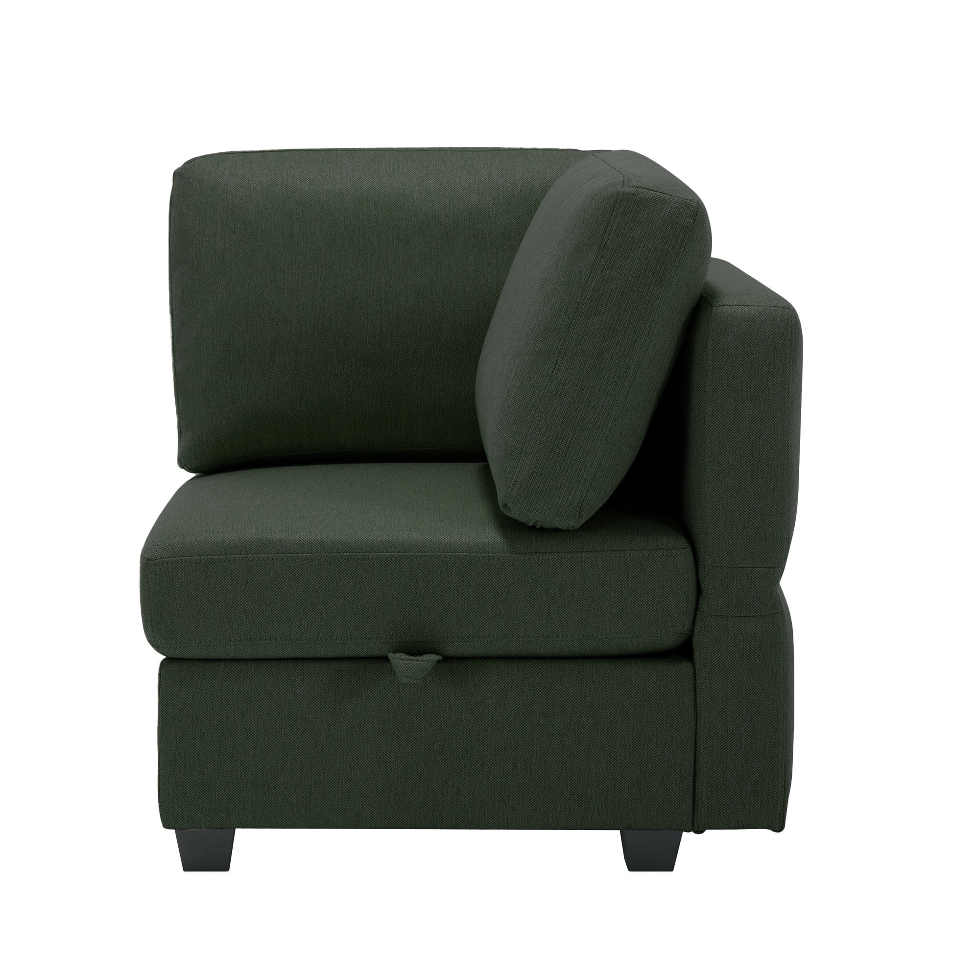 Palmilla Corner Sofa Green Green Polyester 1 Seat