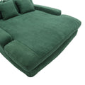 Coolmore Chenille 2 Seater Lazy Sofa With 5 Back Pillows,Comfy Sofa Deep Seat Couch For Living Room,Club Emerald Emerald Chenille 2 Seat