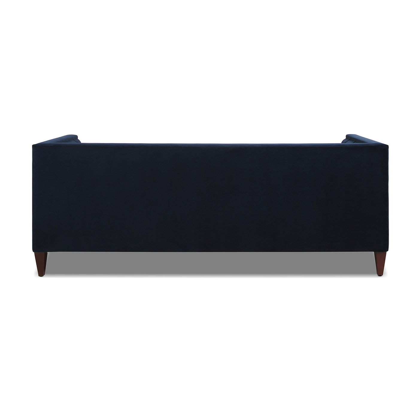 Jack 84" Modern Tuxedo Tufted Sofa, Dark Navy Blue Performance Velvet Dark Navy Foam Velvet 3 Seat