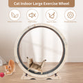 Cat Exercise Wheel For Indoor Cats, Cat Running Wheel With Carpeted Runway, 41