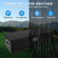 39 Inch Truck Bed Tool Box Aluminum Heavy Duty Trailer Tool Box For Pickup Truck Bed Rv Toolbox With Handle And Lock Black Black Aluminium