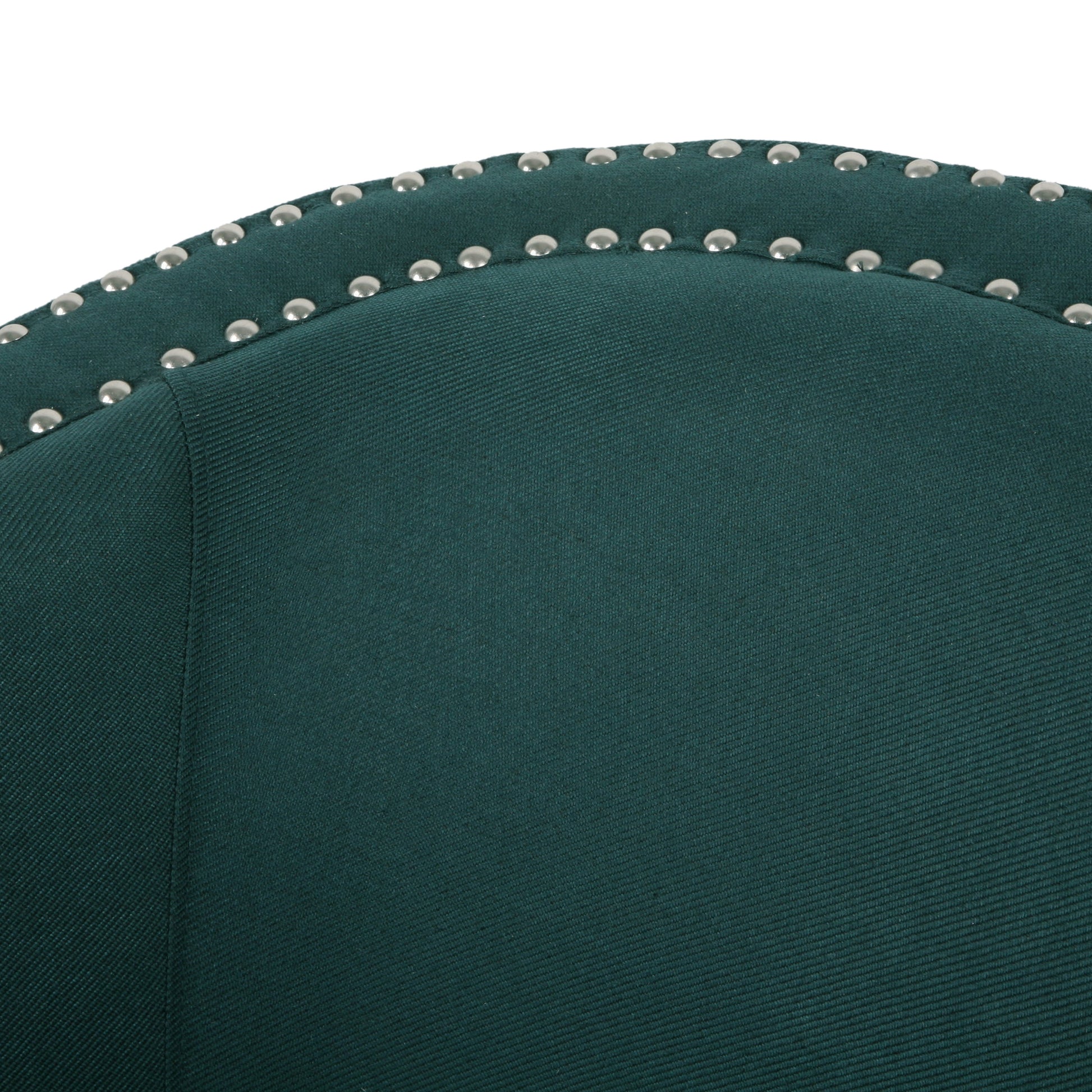 Swivel Chair Green Fabric