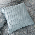 12 Piece Comforter Set With Cotton Bed Sheets Blue Queen Queen Blue Cotton