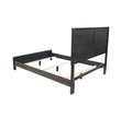 Rustic Contemporary Espresso 1Pc Queen Size Bed Wooden X Design Hb Unique Look Bedroom Furniture Box Spring Required Queen Espresso Espresso Wood Bedroom Contemporary,Modern,Transitional Rubberwood