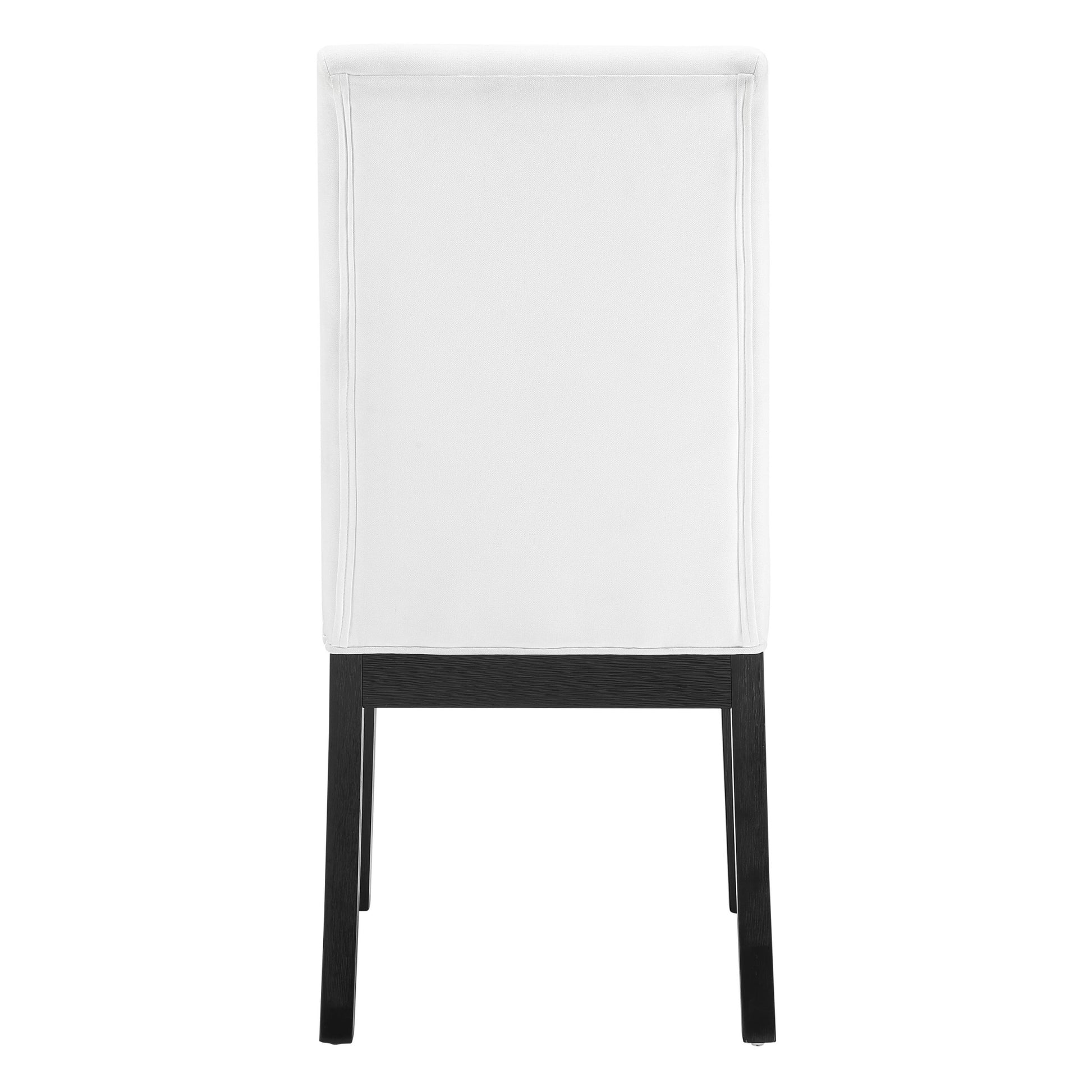 Yves 8 Piece Dining Set White White Wood