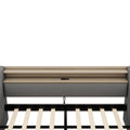 Twin Size Daybed With Storage Drawers, Upholstered Daybed With Charging Station And Led Lights, Gray Old Item W1580S00023 Twin Gray Linen