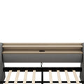 Twin Size Daybed With Storage Drawers, Upholstered Daybed With Charging Station And Led Lights, Gray Old Item W1580S00034 Twin Gray Linen
