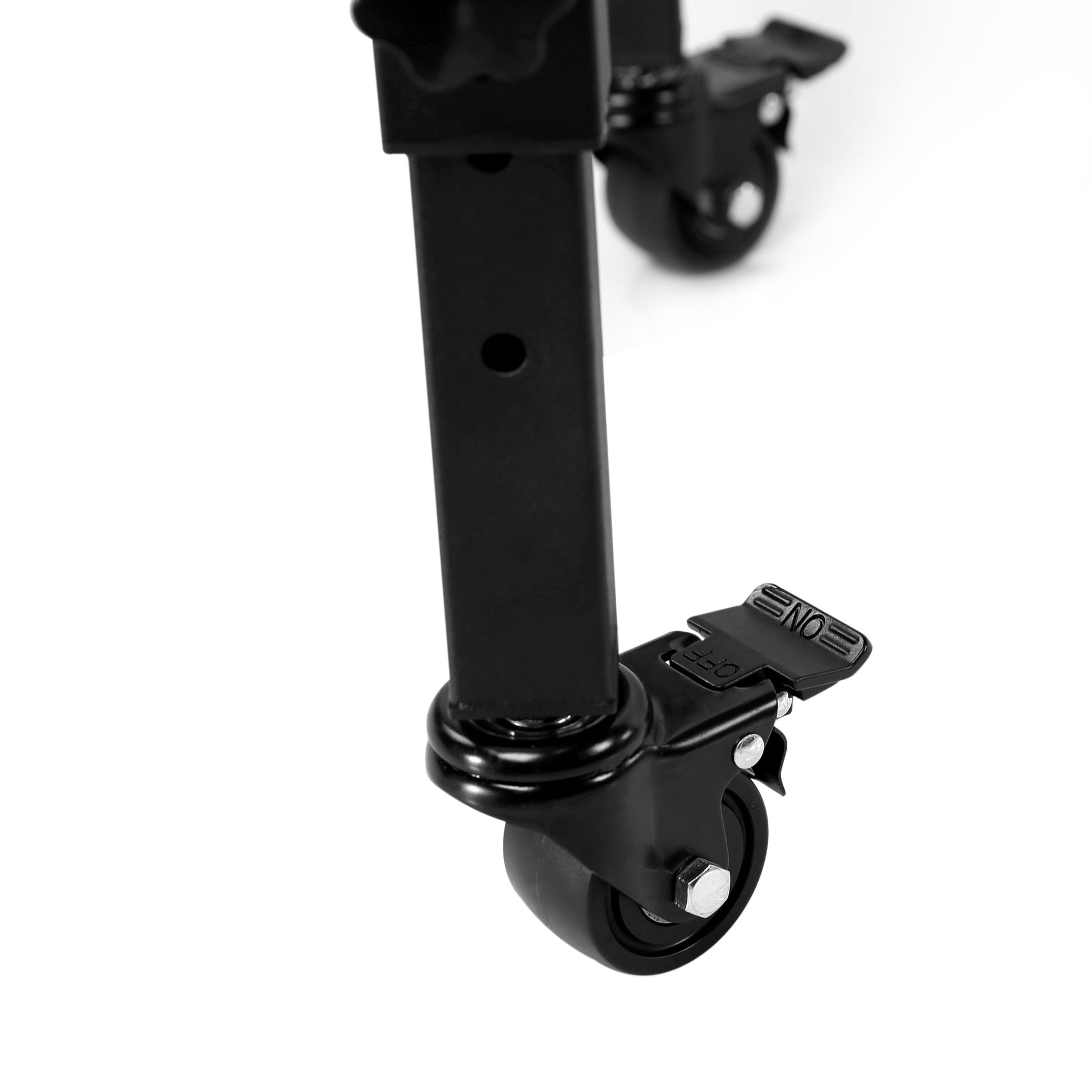 72" 24'' Adjustable Workbench, Rolling Heavy Duty Worktable With Power Outlet And Wheels, Large Load Capacity Rubber Wood Top Workbench For Garage, Office, Workshop, Home, Easy Assembly Black Steel