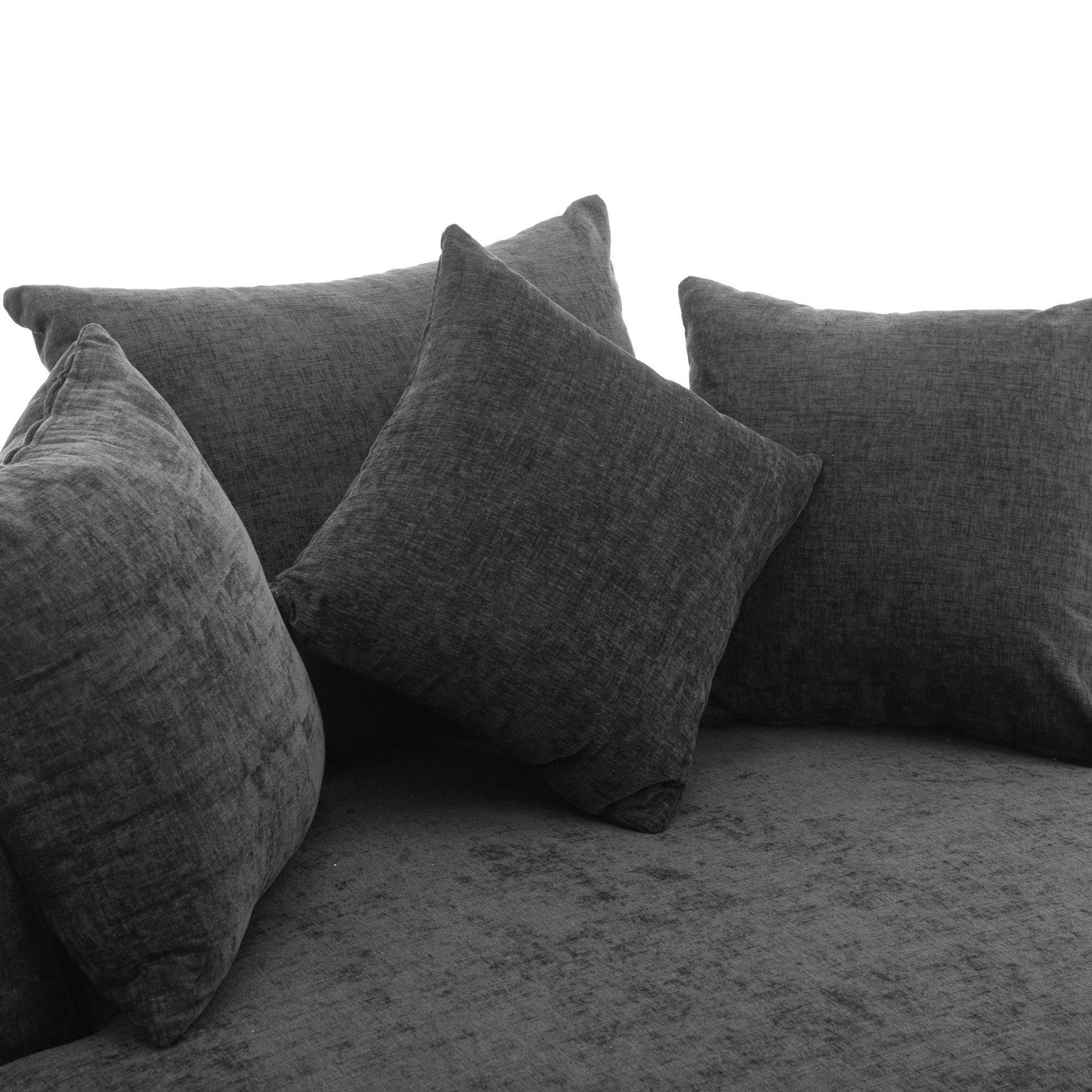 Orisfur. 360 Swivel Accent Barrel Chair With Storage Ottoman & 4 Pillows, Modern Chenille Leisure Chair Round Accent For Living Room, Gray Gray Foam Chenille