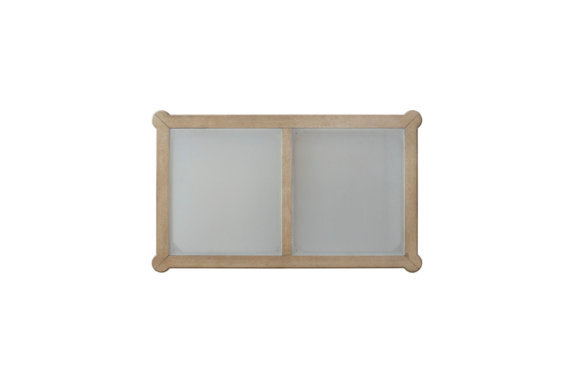 Frosted Glass Top Cocktail Table With Casters Sand Solid Wood Mdf Glass