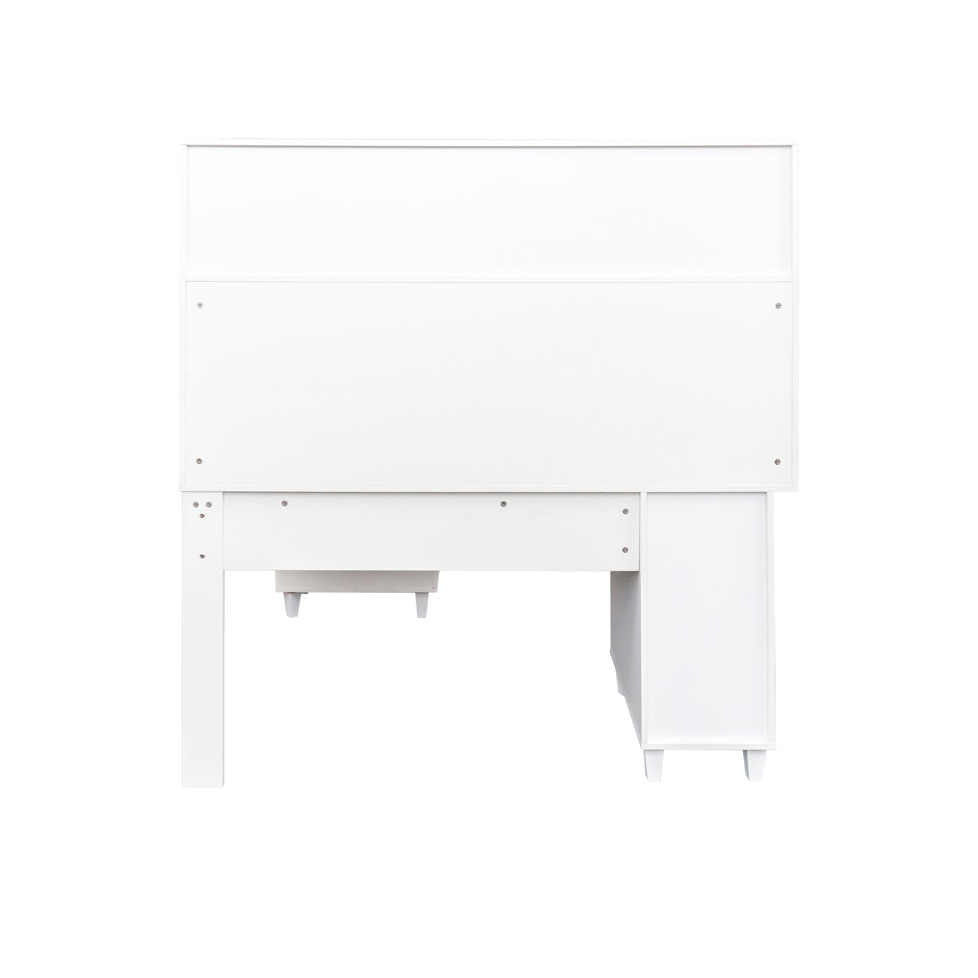 Home Office Computer Desk White Particle Board Mdf