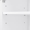 Sleek And Contemporary Shoe Cabinet With Adjustable Shelves, Minimalist Home Organizer With Solid Wood Legs, Storage Sideboard For Entryway, Living Room, White White Primary Living Space Particle Board