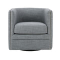 Capstone Swivel Chair Gray Solid Wood
