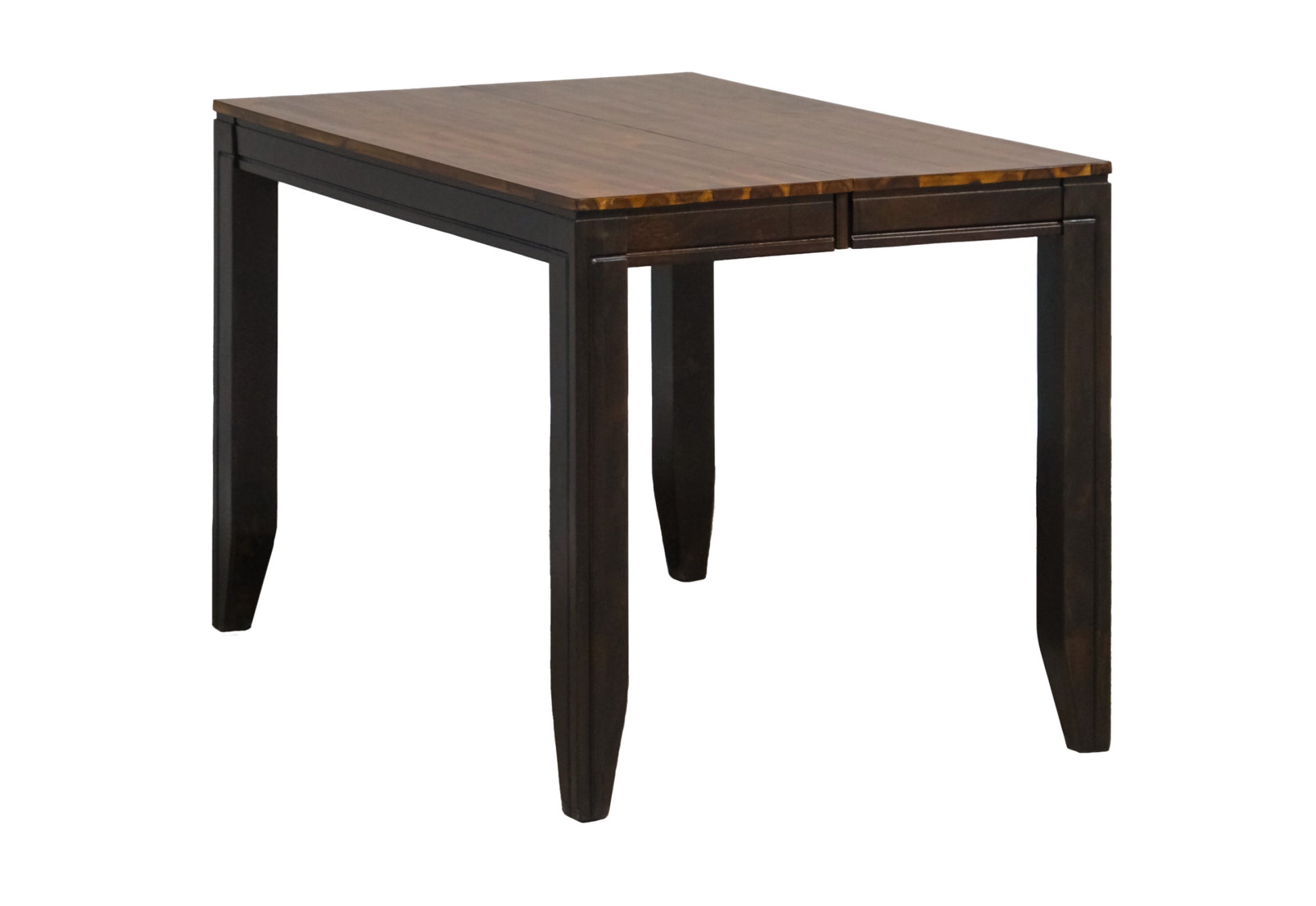 Timberline Brown Gathering Height Table Brown Solid Wood