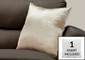 Pillows, 18 X 18 Square, Insert Included, Decorative Throw, Accent, Sofa, Couch, Bedroom, Gold Hypoallergenic Polyester, Modern Gold Polyester Polyester