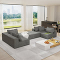 Modern Upholstered Sectional Sofa Couch Set,Modular 132