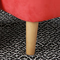 Juni Kids Chair In Ruby Red Fabric