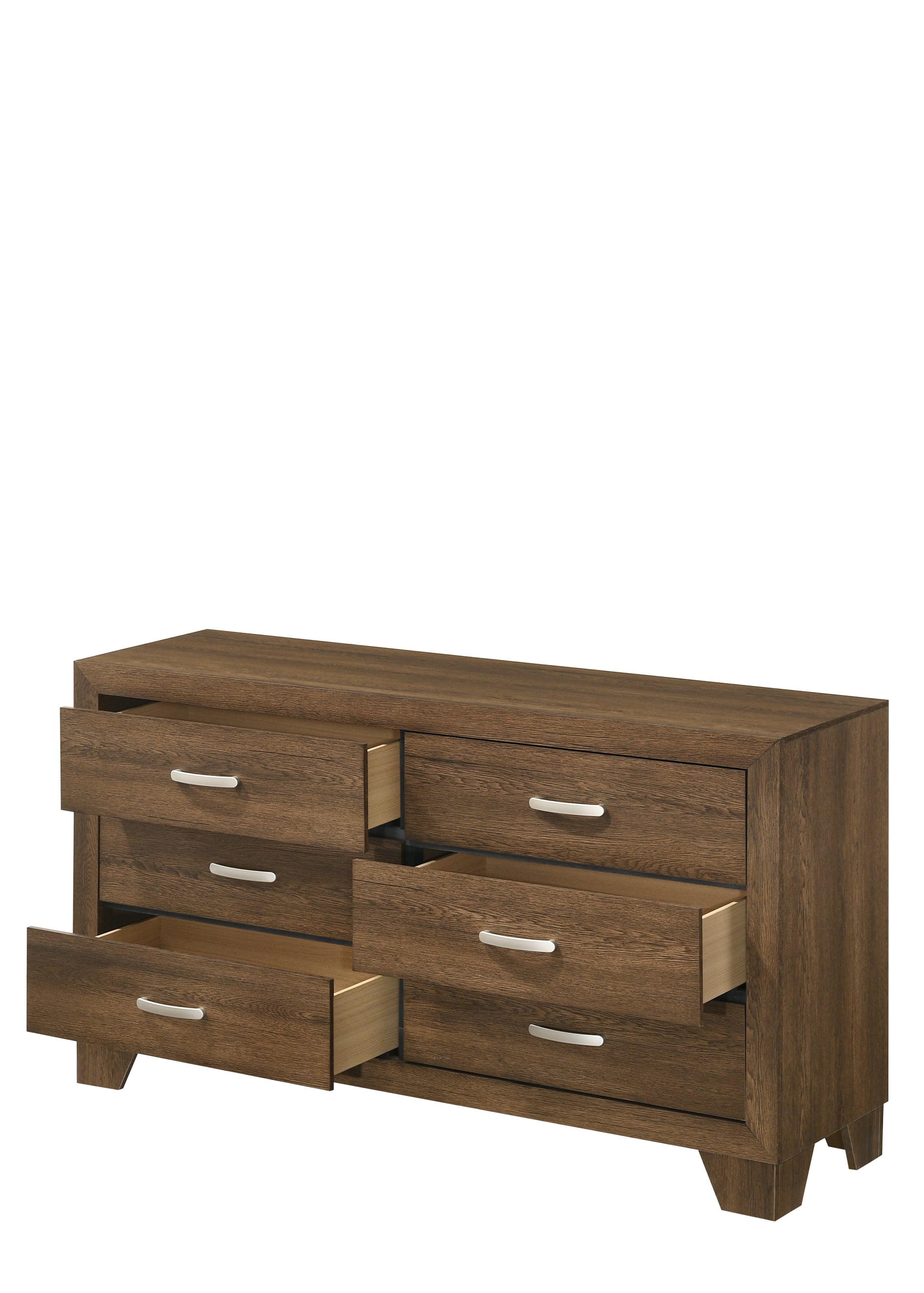Miquell Oak Finish Dresser Oak Synthetic Wood