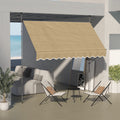 Outsunny Manual Retractable Awning, 118