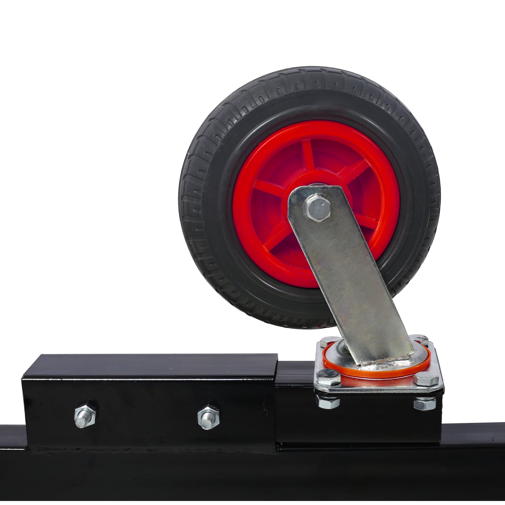 2 In 1 Heavy Duty 1,500Lbs Trailer Dolly Load Capacity, Trailer Mover 2" Hitch Ball, 24'' 35.4'' Adjustable Height Trailer Rv Boat Black Steel