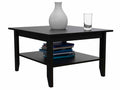 Sahara Coffee Table, Four Legs, One Shelf, Black Black Particle Board Particle Board