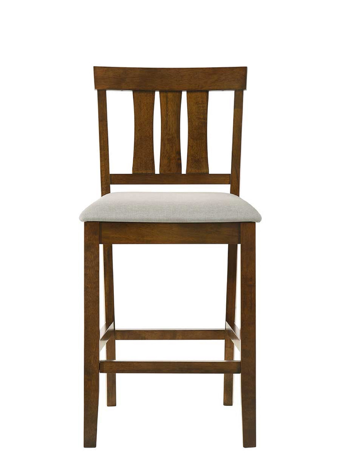 Beautiful Cherry Color Counter Height 2Pc Dining Pub Height Chairs Dining Room Wooden Furniture Cherry Dining Room Contemporary Bar Stools Slat Back Set Of 2 Wood