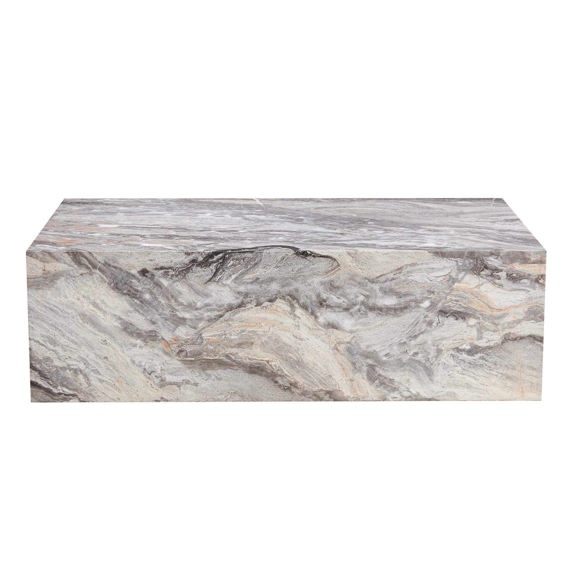 Modern Mdf Coffee Table With Grey Texture Pattern 39.3X23.6X11.8 Inches Stylish And Durable Design Grey Mdf