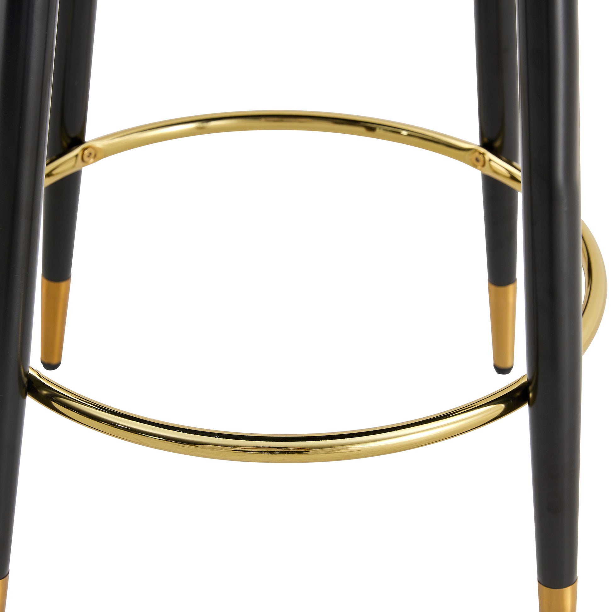 360 Rotatable Bar Chair.Modern Pu Comfortable Upholstered Bar Chair With Smooth And Beautiful Metal Legs For Dining Room, Kitchen, Terrace And Guest Office Chair . Black Bar Stools Set Of 2 Pu