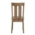 Beige And Maple Open Back Side Chairs Set Of 2 Beige Light Brown Primary Living Space Farmhouse Rubberwood Wood Fabric