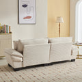Corduroy Sofa Sleeper Couch Loveseat Sofa With Pillows Comfy Upholstered Deep Seat Sofa For Bedroom,Living Room,Apartment,Office,Dorm Beige Corduroy Beige Foam Upholstered 2 Seat