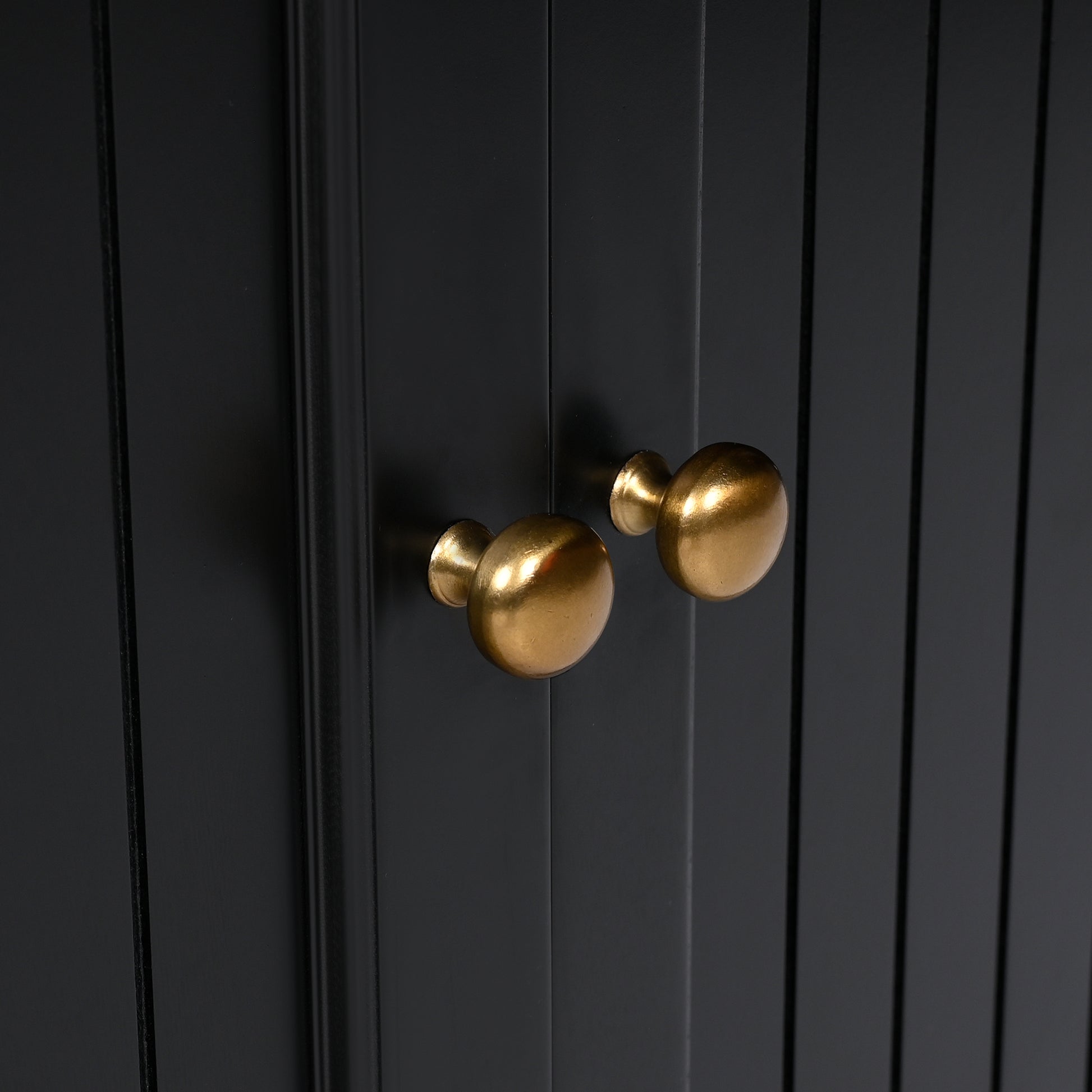 36" Bathroom Vanity With Sink, Black Bathroom Cabinet With Drawers, Solid Frame And Mdf Board, One Package Black Solid Wood Mdf