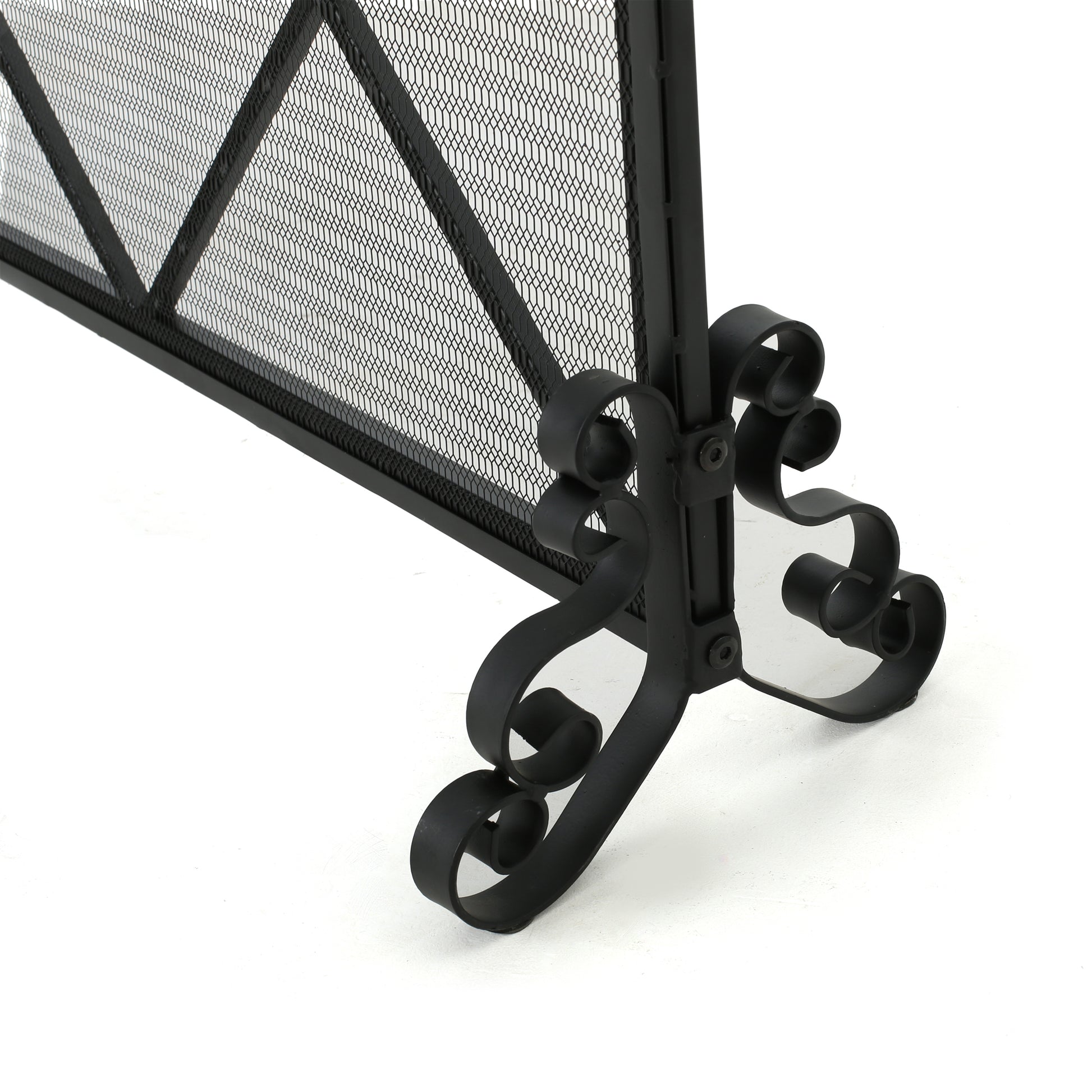 Fire Screens Black Iron