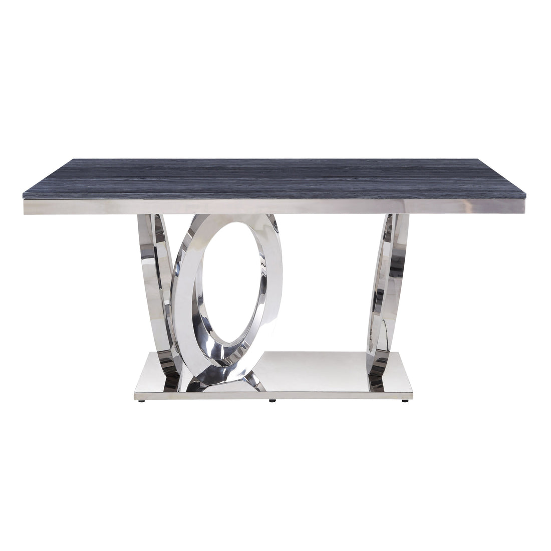 Grey And Silver Rectangle Coffee Table Grey Silver Rectangular Artificial Marble