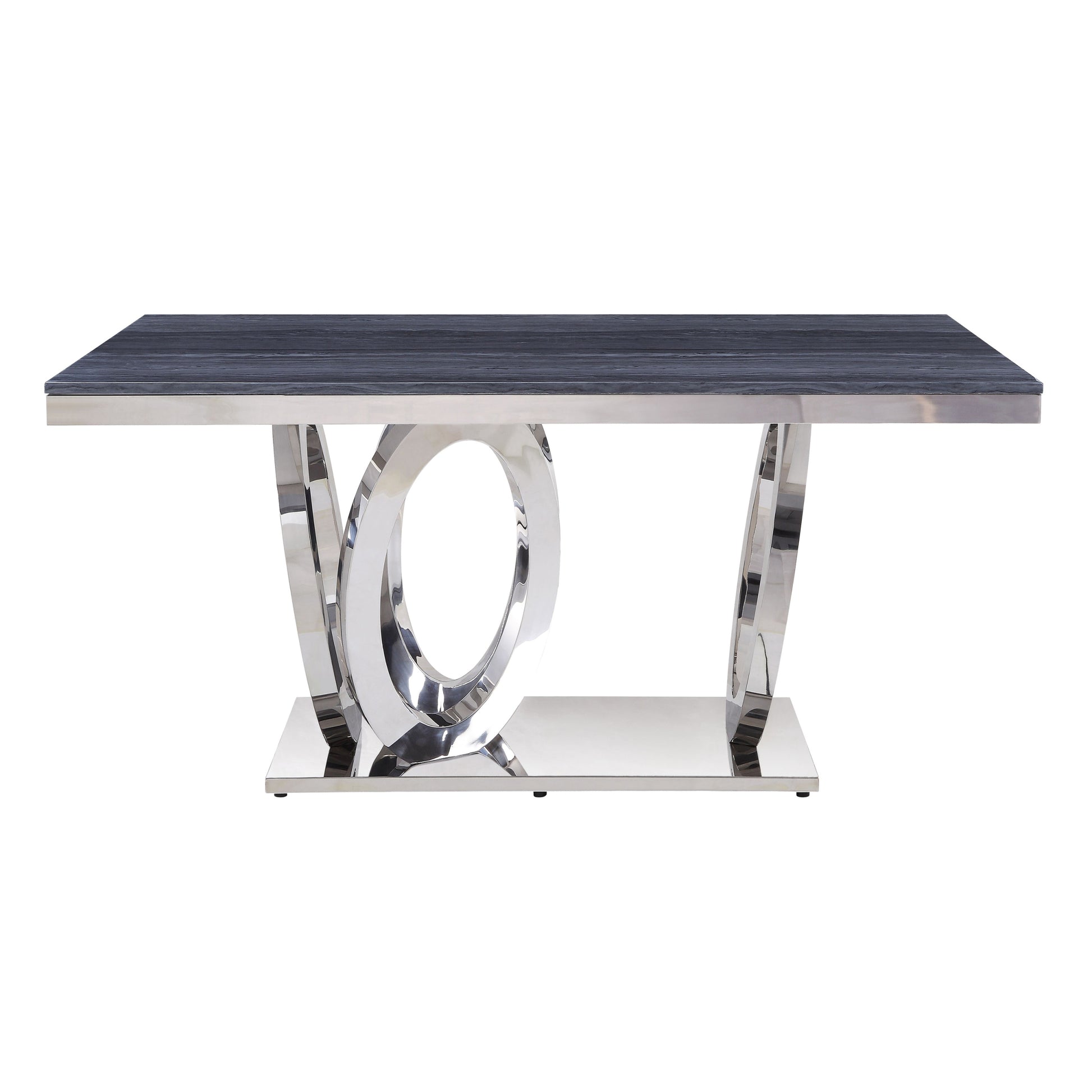 Grey And Silver Rectangle Coffee Table Grey Silver Rectangular Artificial Marble