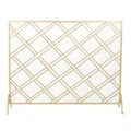 Fire Screens Gold Iron