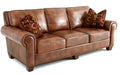 Silverado 4 Piece Living Room Set Dark Brown Dark Brown Leather