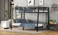 Metal Full Xl Over Queen Bunk Bed For Teens And Adults,Space Saving Noise Reduced No Box Spring Needed Expect Arrive Date 2024 6 27 Full Xl Black Metal