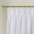 Newport Cotton Lining Window Curtains For Bedroom, Linen Curtains For Living Room, 96 Inches Long Curtains For Living Room, White White Linen