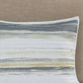 6 Piece Printed Quilt Set With Throw Pillows Yellow Full Queen Full Yellow Cotton