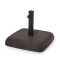 Bahulu Umbrella Base Square Brown Concrete