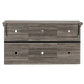 2 Doors Cabinet Farmhouse Cabinet, Farmhouse Tv Stand Barn Design,Modern Farmhouse Tv Media Stand, Large Barn Inspired Home Entertainment Console,Grey, 60.23