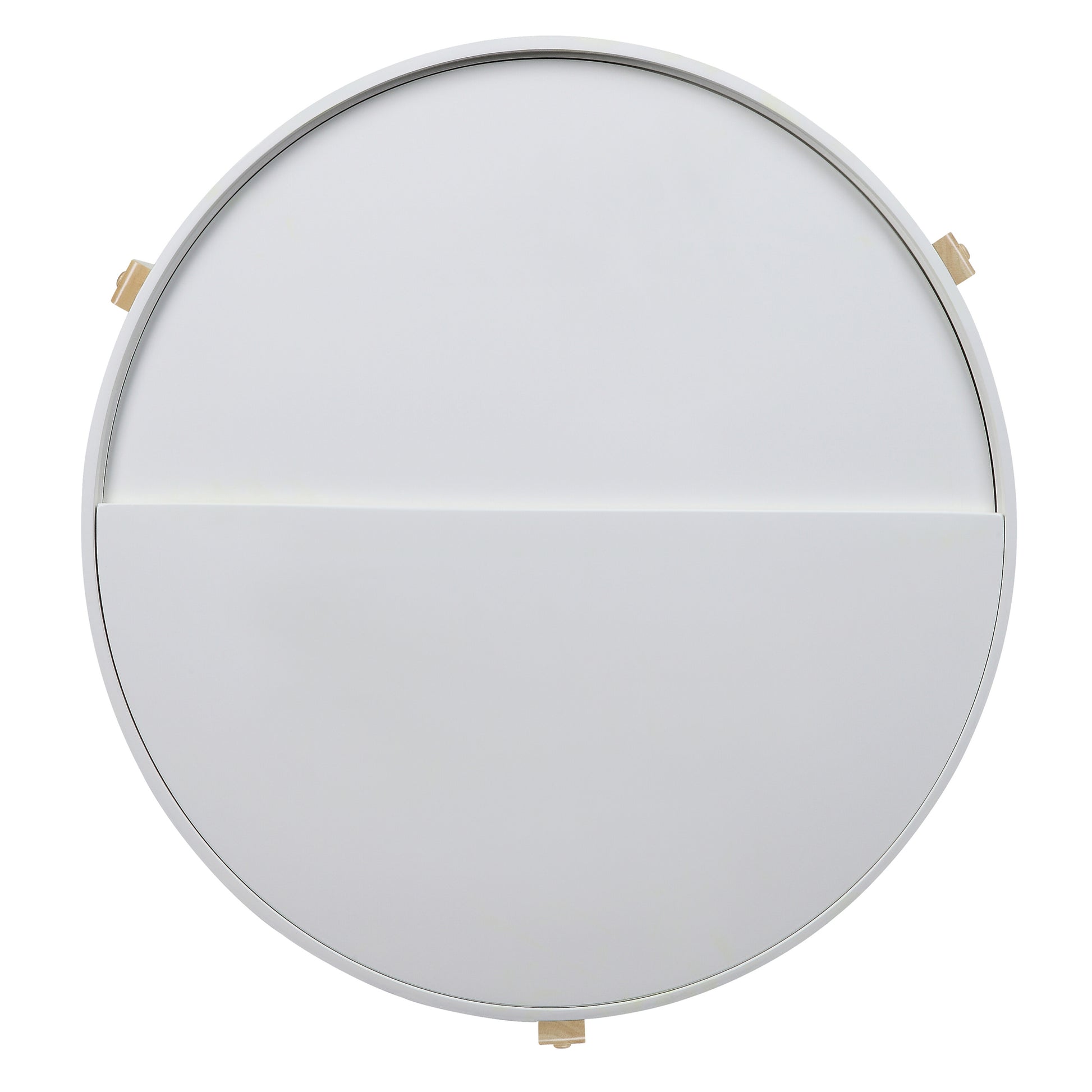 White And Natural Coffee Table With Hidden Storage White Primary Living Space Pine Round Wood